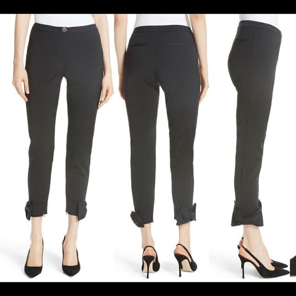 Ted BAKER LONDON Toplyt Bow Cuff High Rise Pant BNWT - Picture 3 of 8